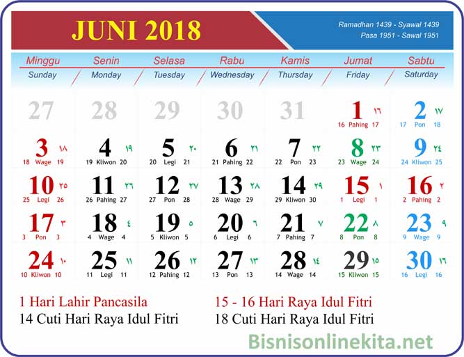 Kalender 2018