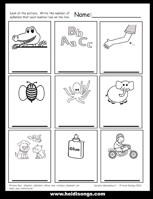 Syllable Pockets Freebie, and Tips for Teaching Syllable Counting!