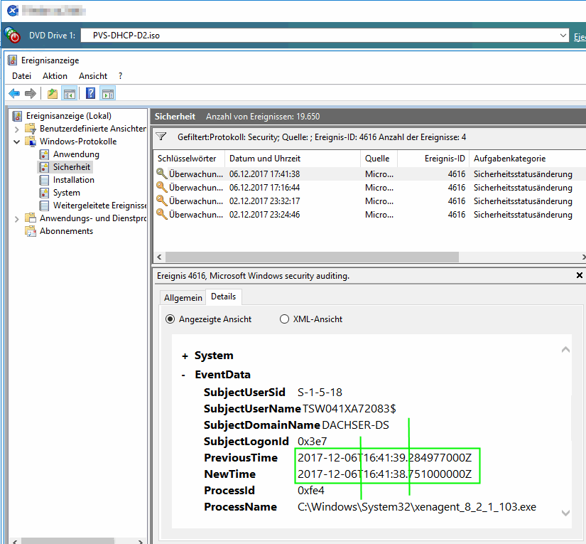 Frozen Citrix Server
