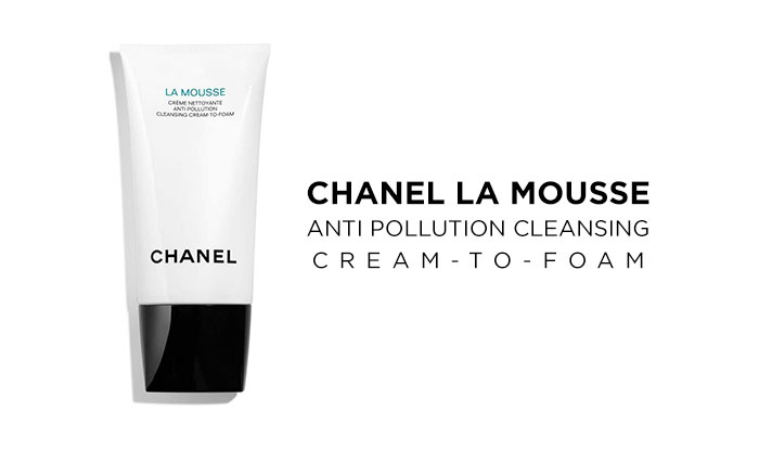 Chanel La Mousse Anti Pollution Cleansing Cream-To-Foam | 9 Best Face Cleanser After Exercise | NeoStopZone