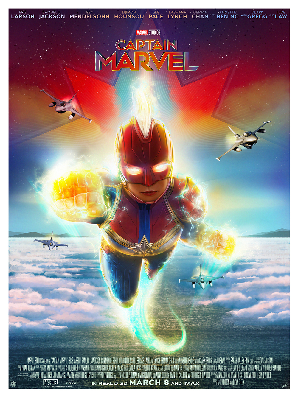The Blot Says... Captain Marvel Movie Poster Giclee Print