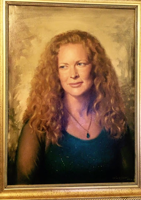 Painted by Paul Fitzgerald Portrait of Jody Harrison