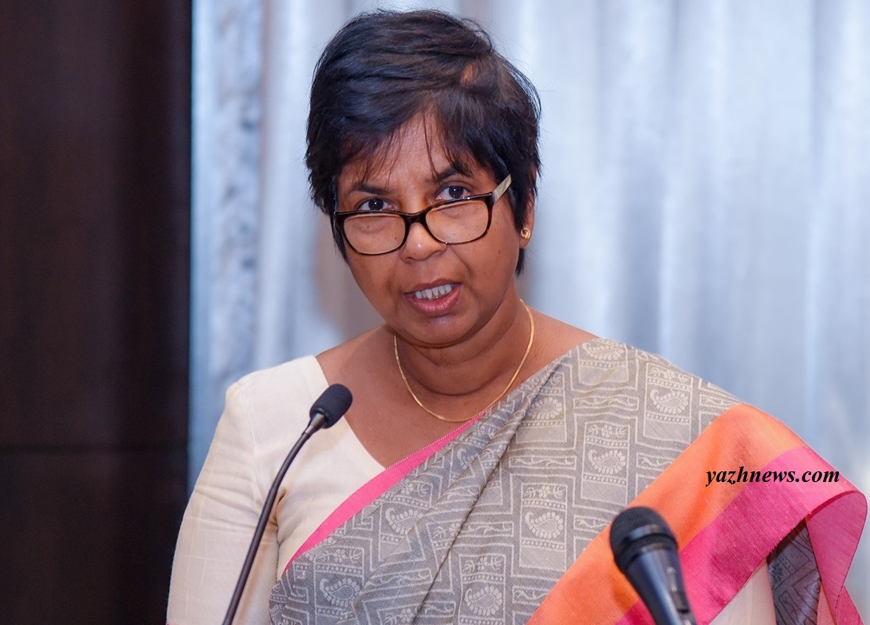 இராஜாங்க அமைச்சர் சுதர்ஷினி பெர்ணான்டோபுள்ளே State Minister Sudarshini Fernandopulle