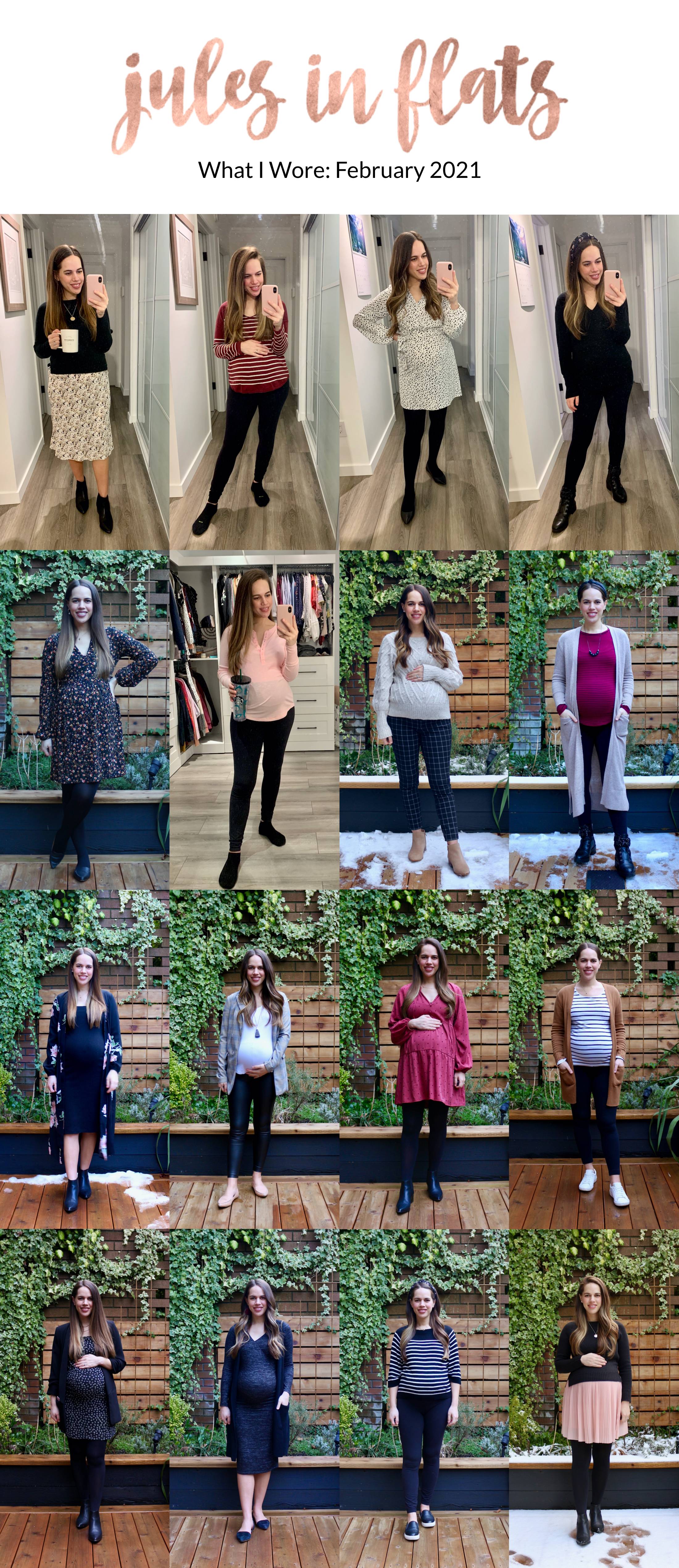 Jules in Flats - Monthly Outfit Roundup February 2021