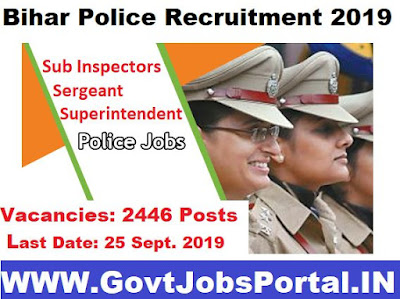 Bihar Police SI Recruitment 2019