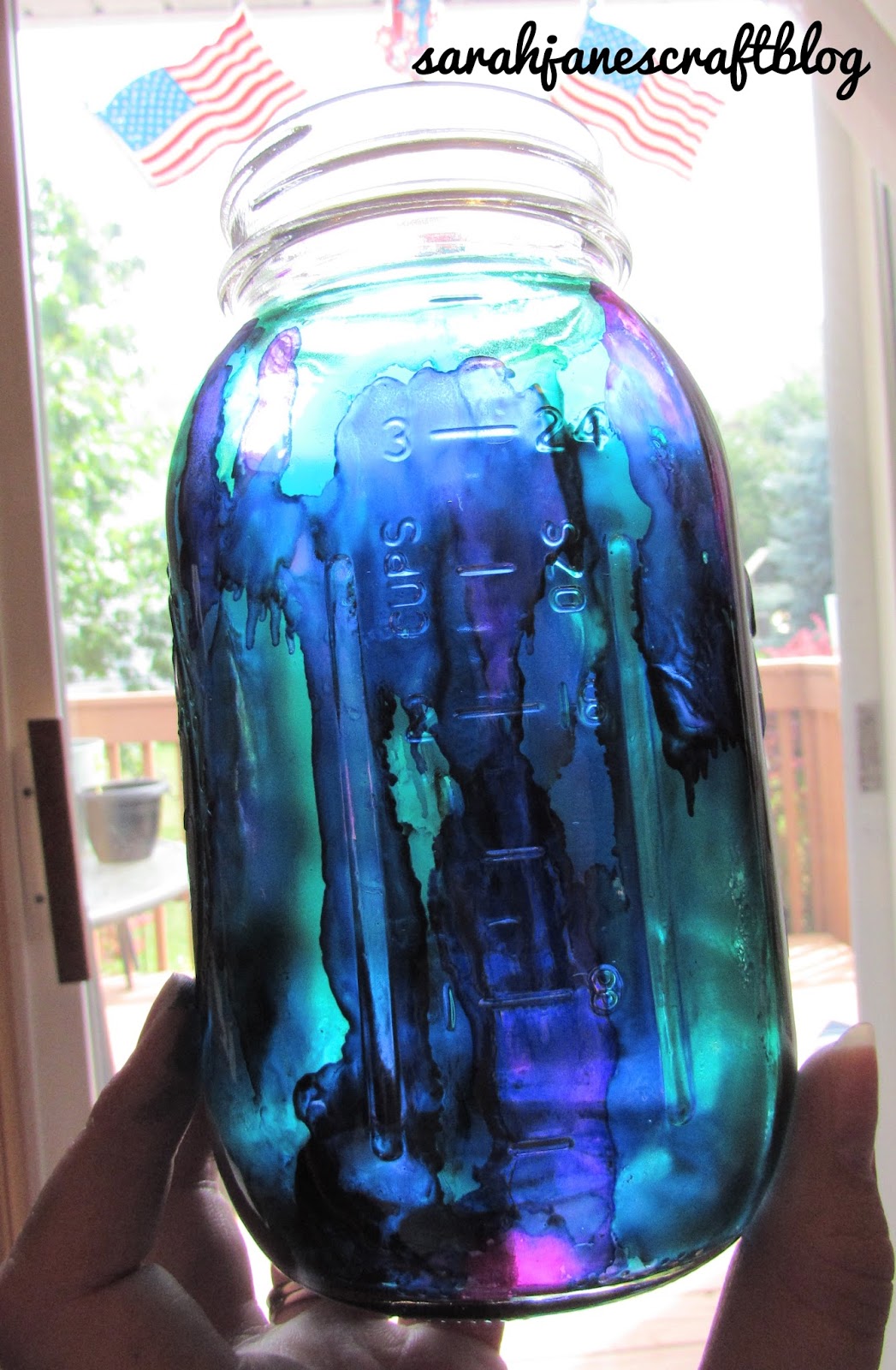 Alcohol Ink Mason Jar