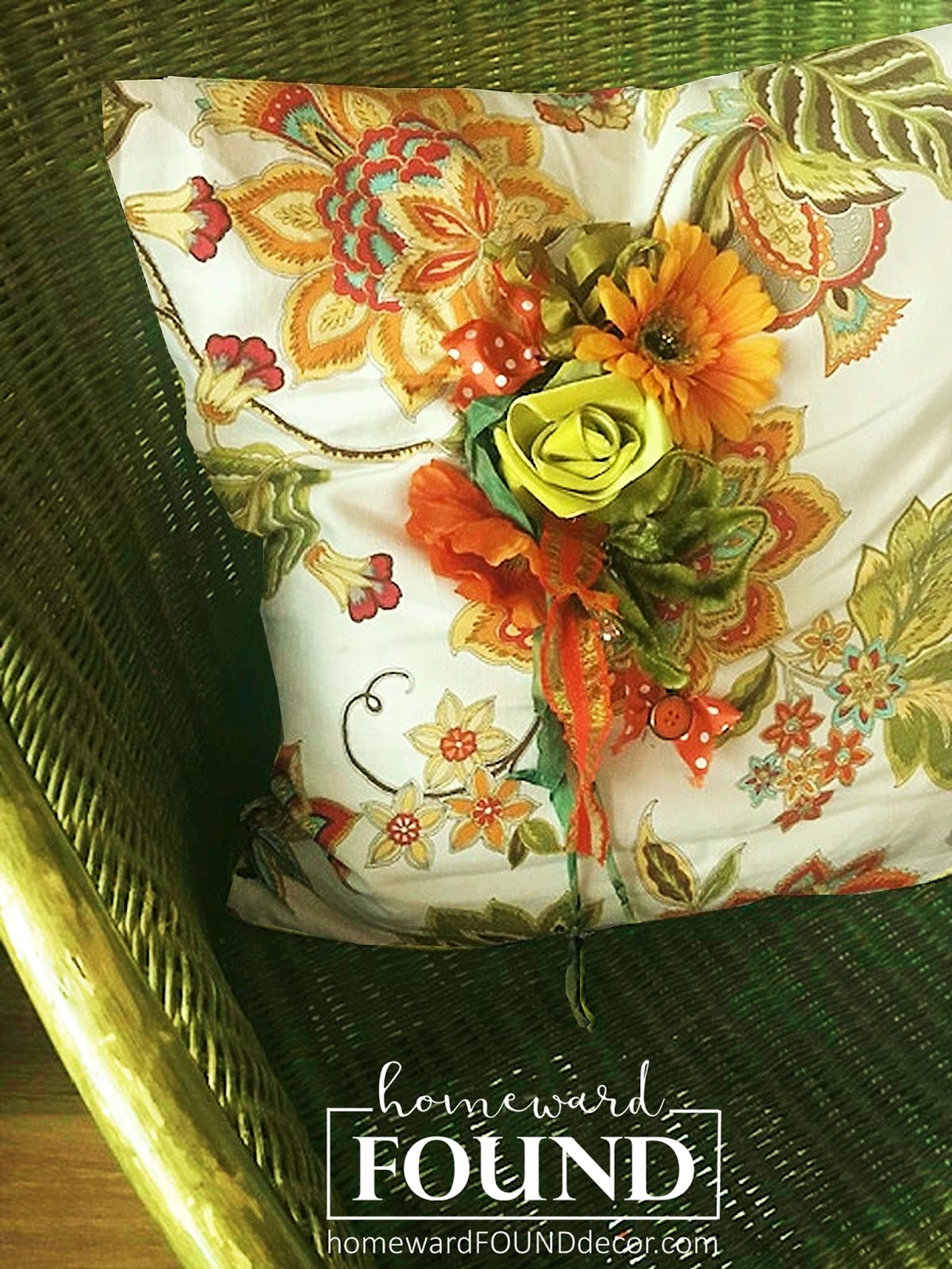 pillows in bloom! homewardFOUND decor