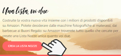 come funziona la lista nozze Amazon