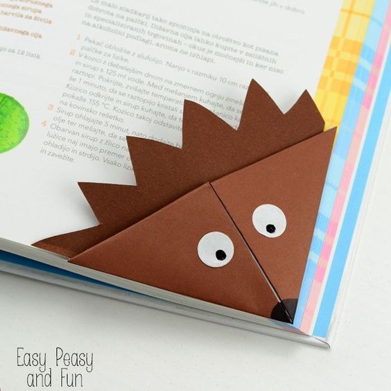 DIY Cute Corner Bookmarks