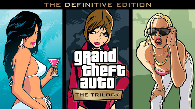 grand theft auto trilogy remastered definitive edition released november 7, 2021 gta 3 san andreas vice city nintendo switch pc playstation ps4 ps5 xbox one series x/s xsx rockstar games