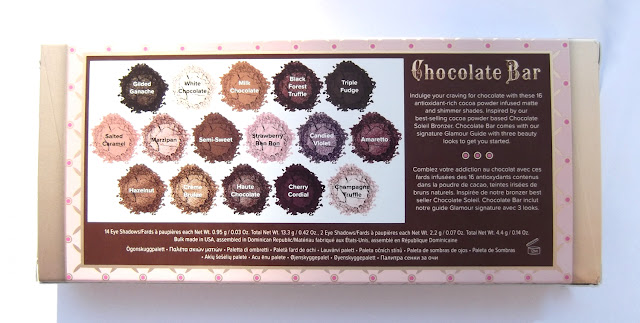 TOO FACED Chocolate Bar EyeShadow - Collection Cocoa Powder 