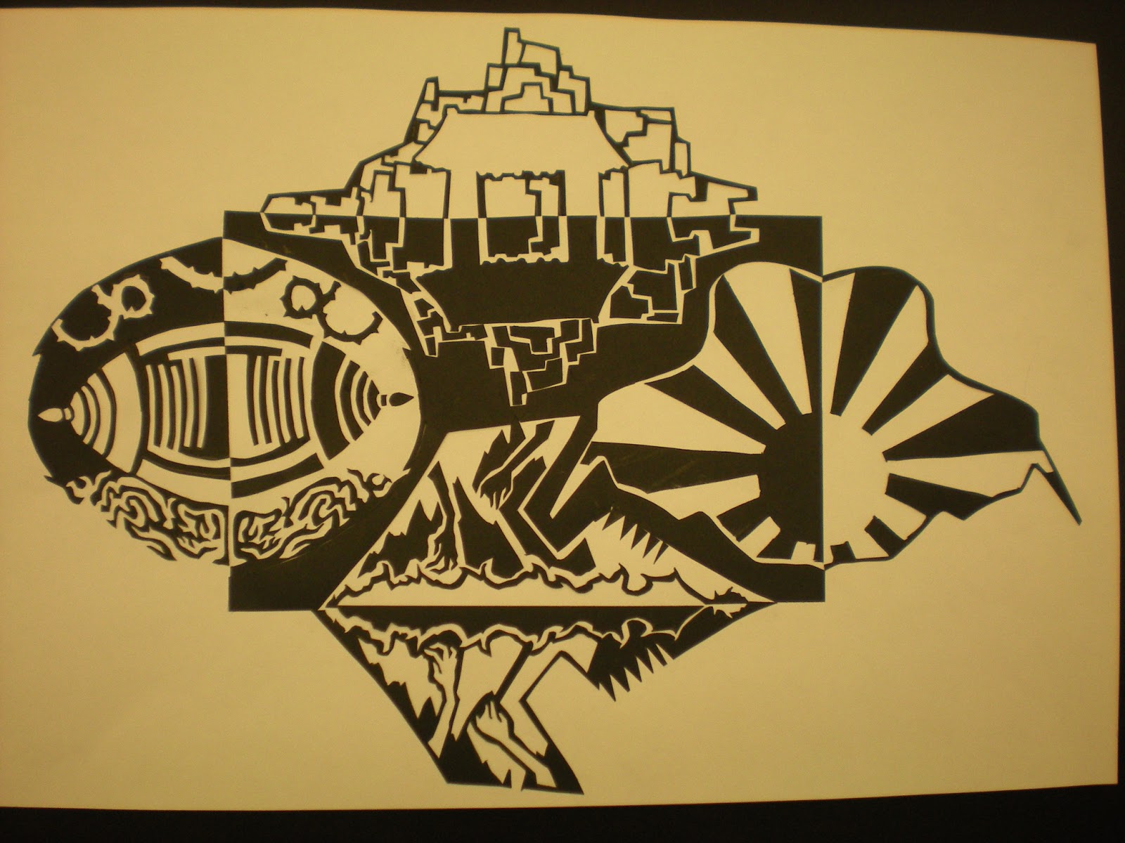 Symmetrical Cut Paper Projects