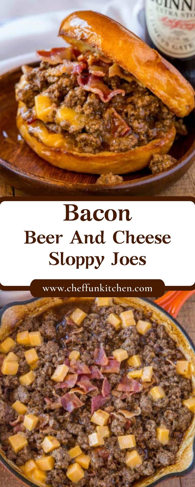 Bacon, Beer And Cheese Sloppy Joes Bacon, Beer And Cheese Sloppy Joes