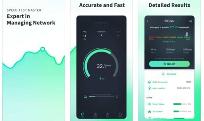 Aplikasi Internet Speed Test Terbaik tuk iOS - Speedtest Master Aplikasi Internet Speed Test Terbaik tuk iOS - Speedtest Master