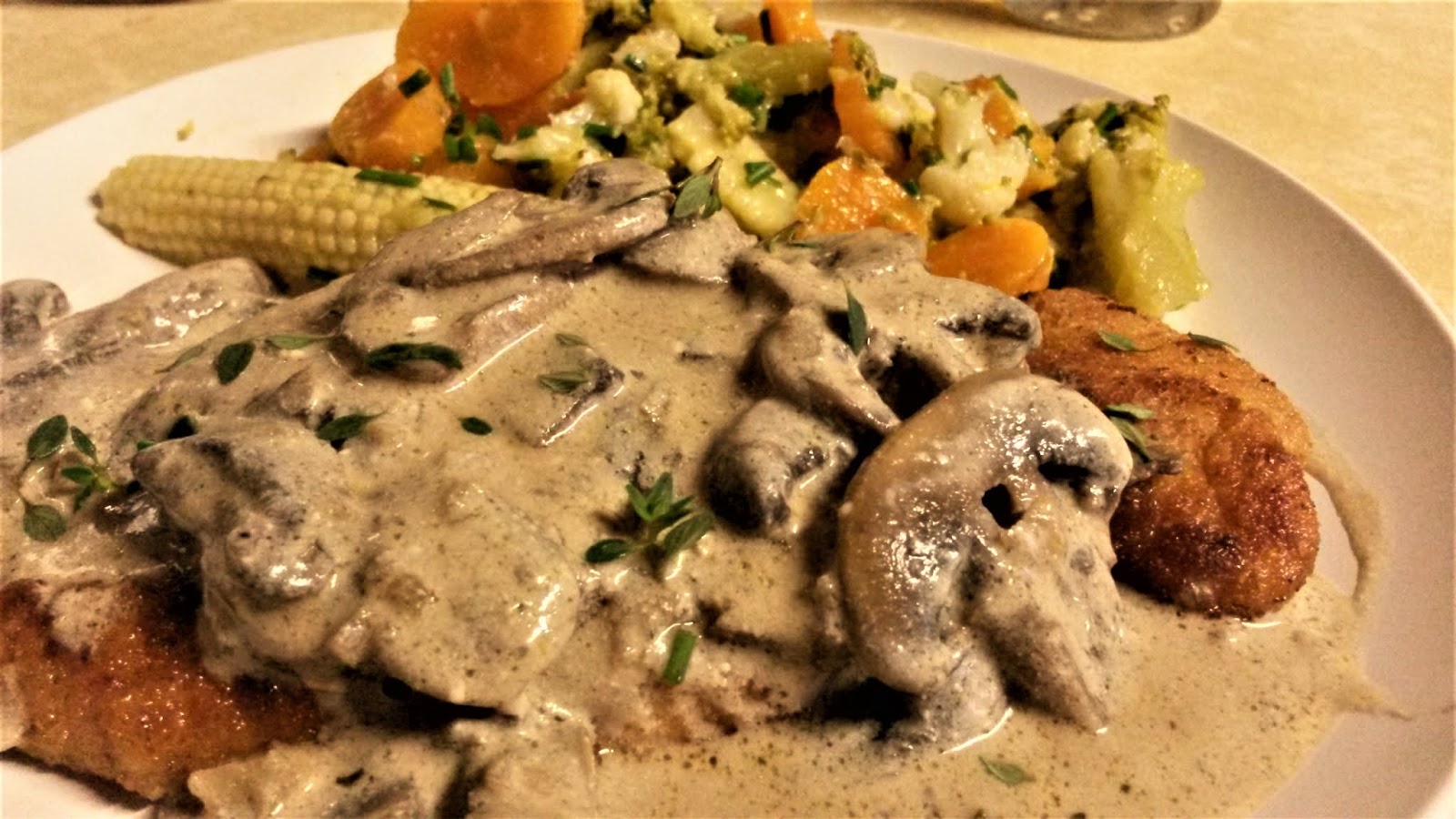 Featured image of post Steps to Make Chicken Schnitzel With Mushroom Sauce