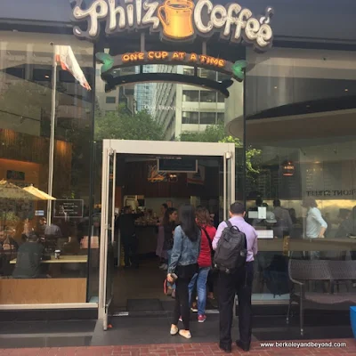 line at Philz Coffee in San Francisco's Financial District