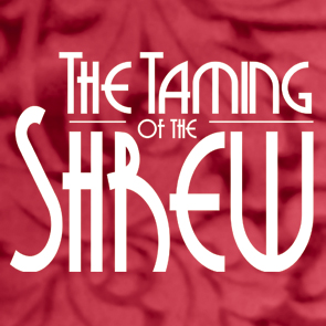 Image of red with text "The Taming of the Shrew"