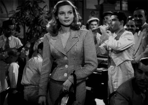 Vivre sa vie : Just whistle, Lauren Bacall