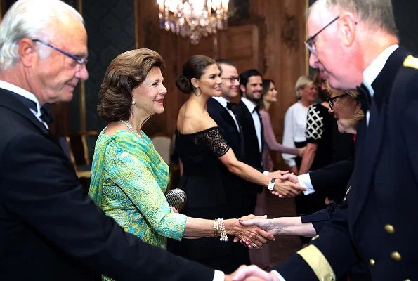 Crown Princess Victoria wore By Malina Othelia Dress, Princess Sofia wore Stylein Ixoy Dress. Queen Silvia