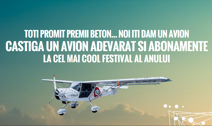 Concursuri & Promotii Asculta KISS FM si poti castiga un avion privat