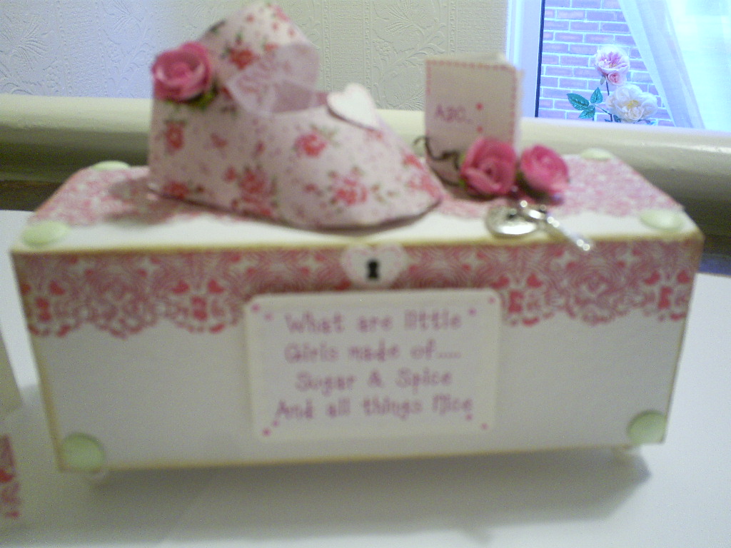 Gemini Designs UK Baby keepsake gift box