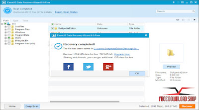 EaseUS Data Recovery Wizard 9.9.0 Multilingual (x86/x64) Free Download