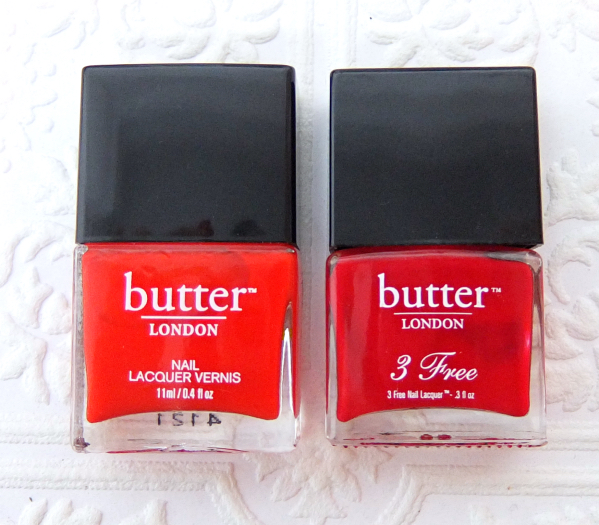 Butter London Ladybird vs Come To Bed Red