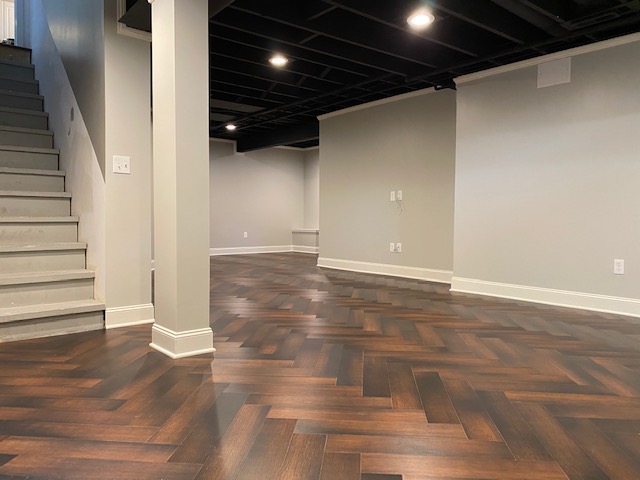 Living In During Almost Finished Basement