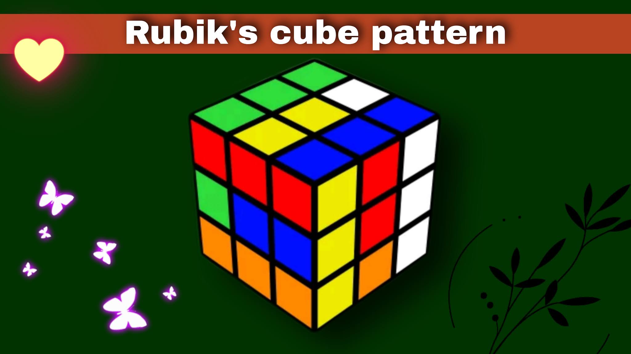 Rubik's cube Patterns : Rubik's cube pattern- D 01 | How to solve a ...
