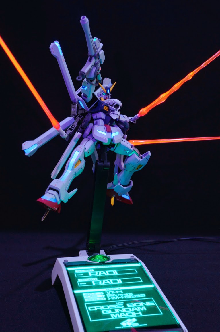 GUNDAM GUY: HGBF 1/144 Crossbone Gundam Maoh - Painted Build by radi_jp