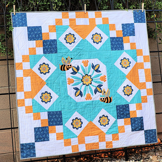 Quilting Land Busy Bee Garden Quilt
