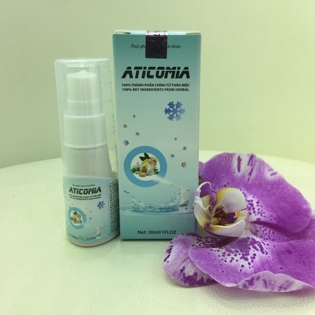 THỰC PHẨM BẢO VỆ SỨC KHỎE DẠNG XỊT 30ML – ATICOMIA