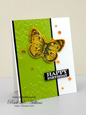 Use the Butterfly Brilliance and Many Messages Stamp Sets to create this fun Birthday Card.  Click here to go to my blog for a Free PDF Tutorial for this project!