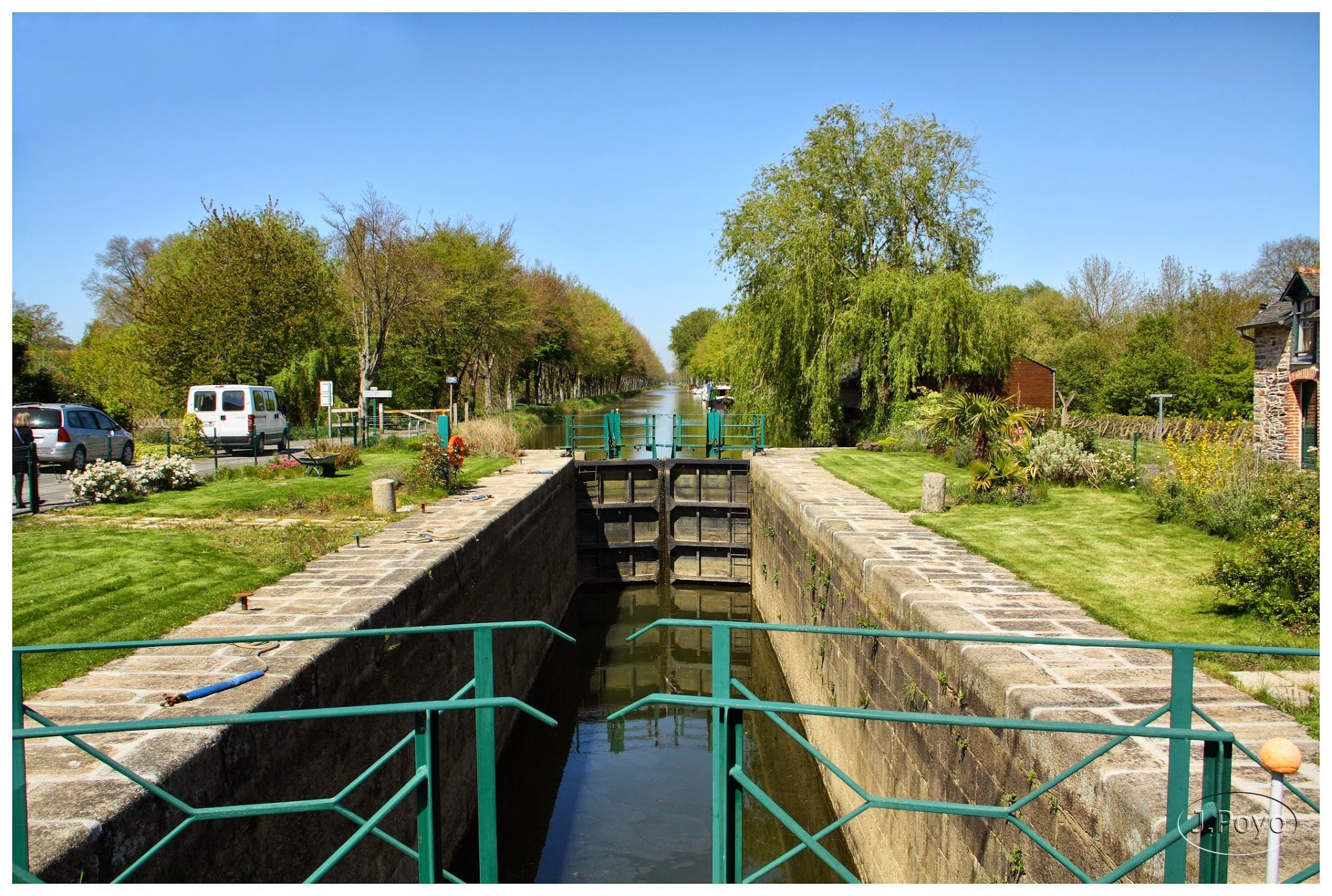 Canal de Malestroit, Bretaña, Francia