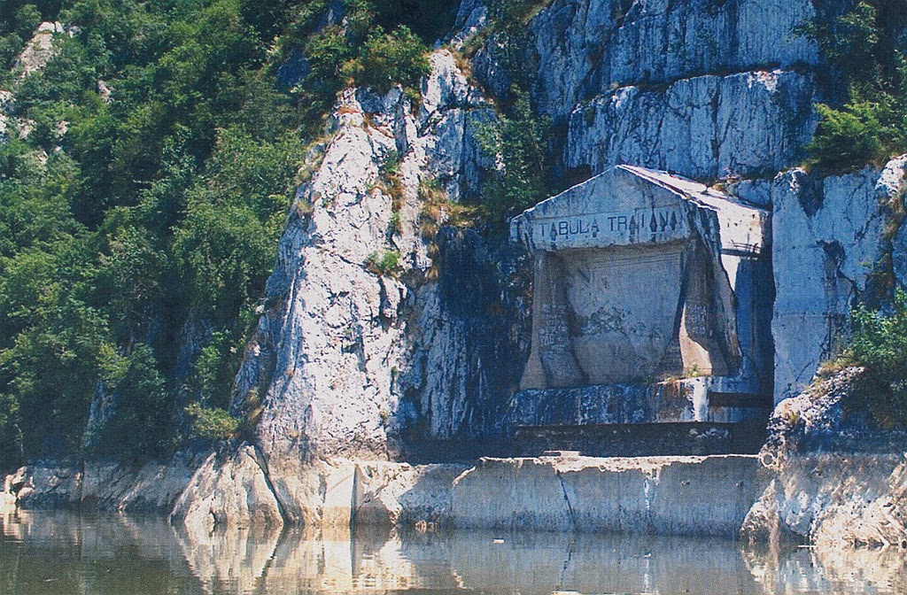 World on Postcards Tabula Traiana in Đerdap National Park, Serbia
