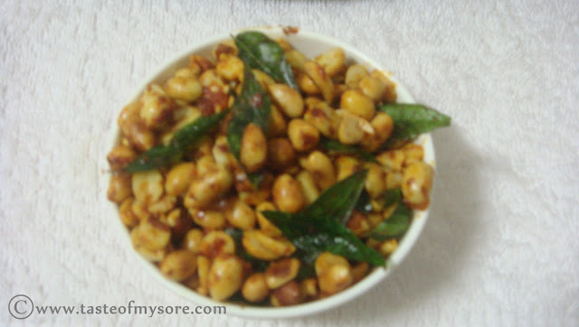 Taste of Mysore: Congress ~ Spicy Peanuts