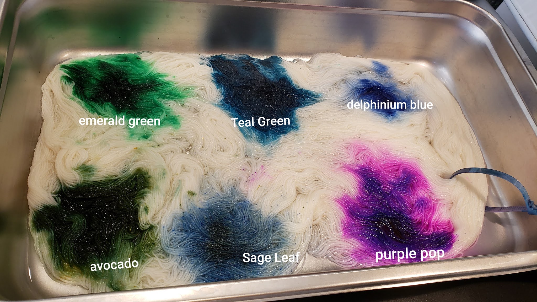 Here is the full spectrum of Dharma acid colors dyed at 3% d.o.s. on  superwash merino nylon : r/YarnAddicts