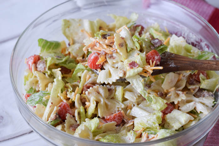 The Backroad Life Blt Pasta Salad