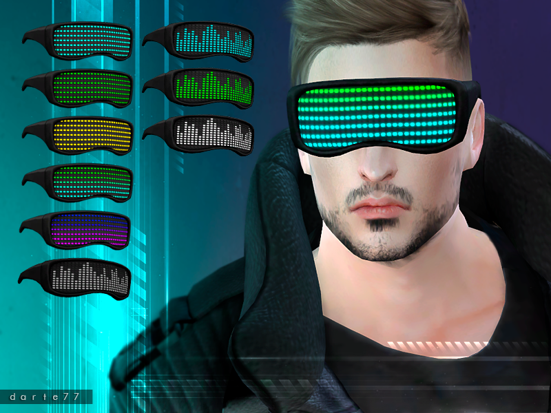 Visor Neon Glasses