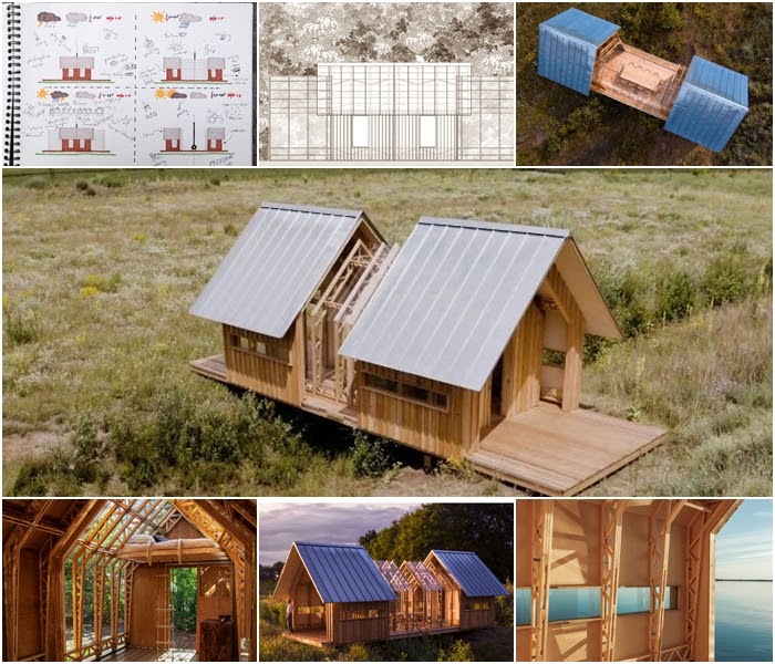 APUNTES - REVISTA DIGITAL DE ARQUITECTURA: DISEÑO DE CABAÑA ADAPTABLE A