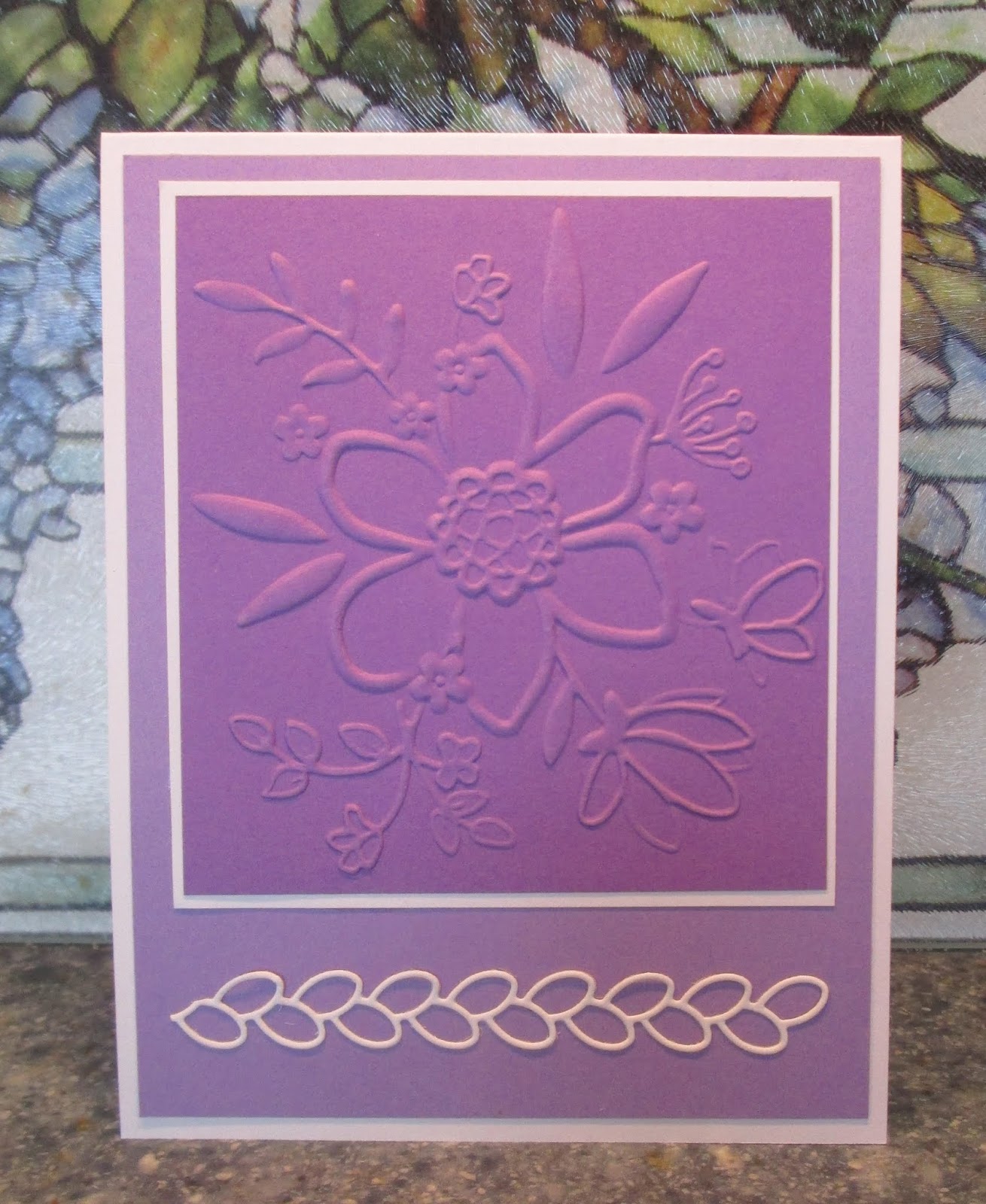 HEARTWARMERS FROM VICKI STAMPIN' UP! "Lovely Floral" embossing folder