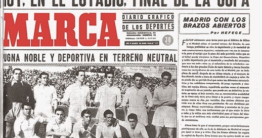 LAS EDADES DEL FUTBOL LIVETEXT Final Copa del Generalísimo 1943 AT