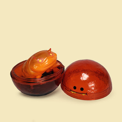 Dungby & Pooba Fire Ball Edition Soft Vinyl Figure Set by Andrew Bell