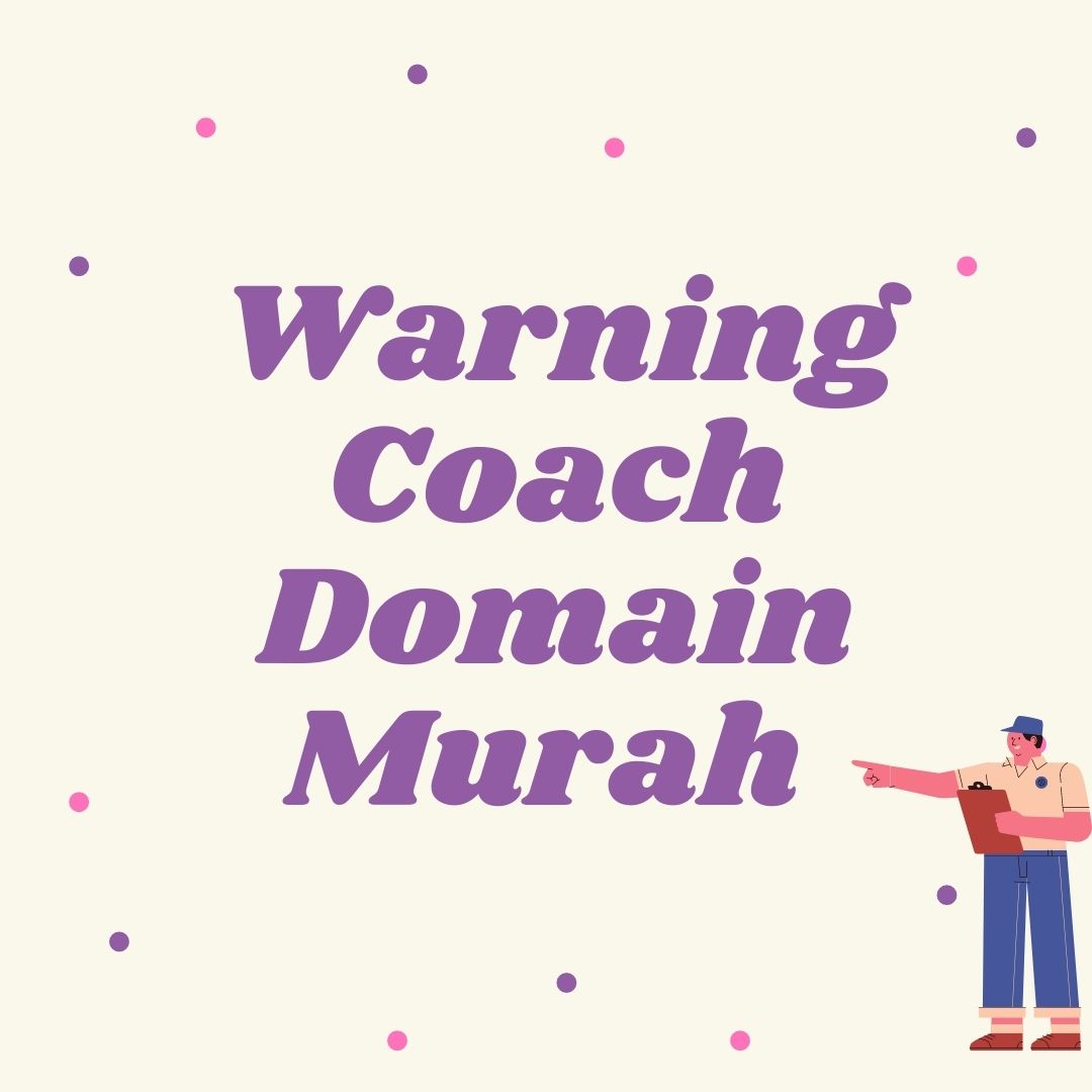 Warning Coach Warning coach domain murah