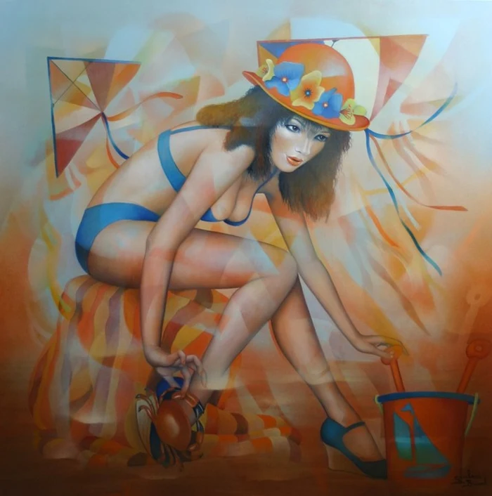 Jeanette Guichard Bunel 1957 | French Surrealist painter