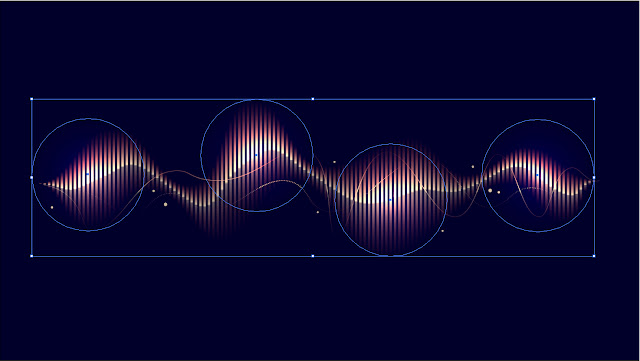 ertical Bold Line Artistic Soundwave in adobe illustrator tutorial