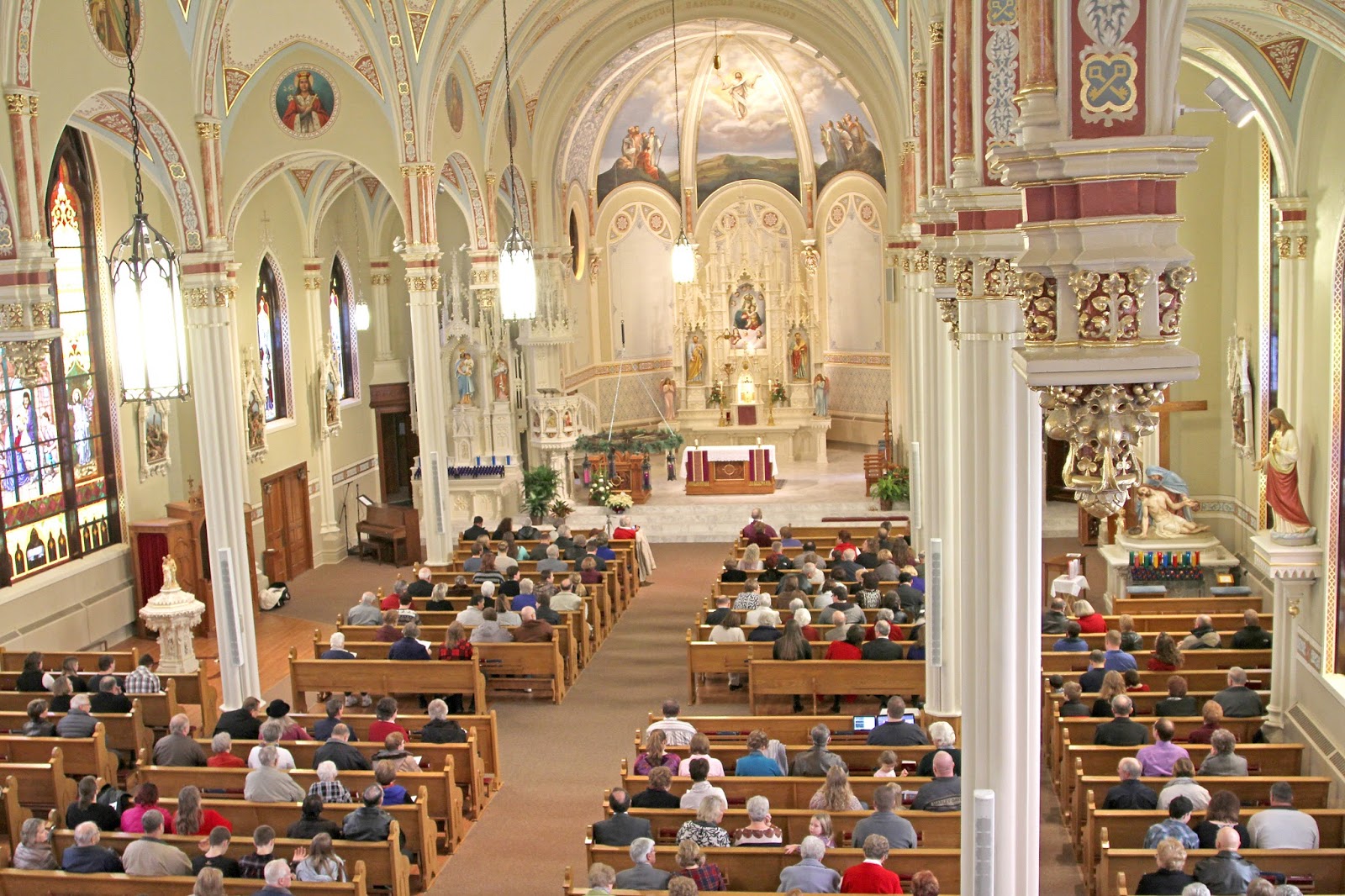The Badger Catholic Sts Peter and Paul Parish in Independence, WI gets