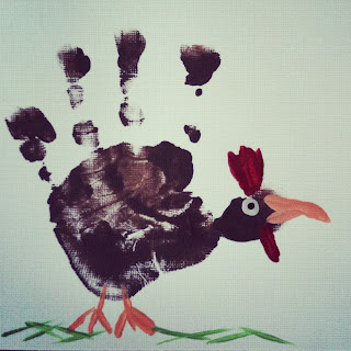 How to make cute whimsical Hand Turkeys | The Lowcountry Lady