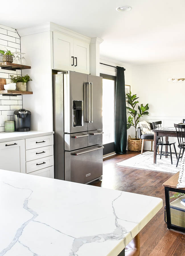 Open Floor Plan Kitchen Renovation Reveal: Before And After | Little House  Of Four - Creating A Beautiful Home, One Thrifty Project At A Time.