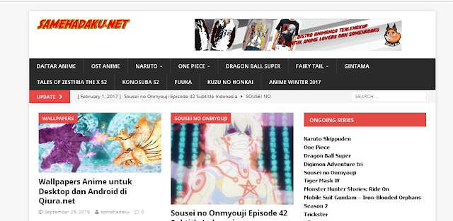 Daftar Rekomendasi situs download Anime Subtitle Indonesia ...